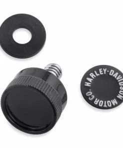 Harley Davidson Quick-Release Sitz Montagesatz Schwarz Glänzend