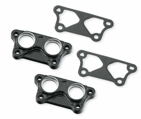 Harley Davidson Stößelblockabdeckungen Schwarz 3 Harley Davidson Stößelblockabdeckungen Schwarz