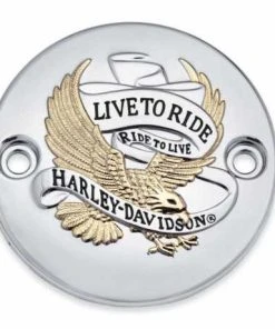 Harley Davidson Timer Deckel Live To Ride Gold