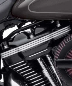 Harley Davidson Defiance Obere Rocker Abdeckungen, Schwarz Cut -Harley-Davidson-Shop 25700604 2a