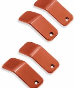 Harley Davidson Dominion Einsätze Obere Rocker Box Covers - Orange Gebürstet
