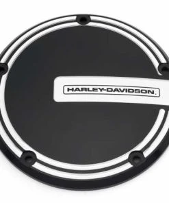 Harley Davidson Empire Derby Deckel Schwarz Cut