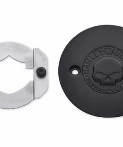 Harley Davidson Willie G Skull Right Side Medallion Schwarz