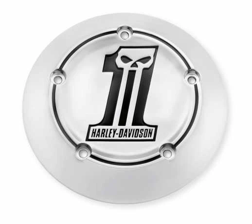 Harley Davidson Luftfilter-Zierblende Number One Skull 3 Harley Davidson Luftfilter-Zierblende Number One Skull