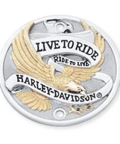 Harley Davidson Timer Deckel Live To Ride Gold