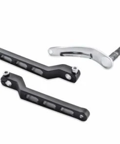 Harley Davidson Billet Style Fersen/ Zehen Schalthebel, Matt Schwarz