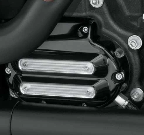 Harley Davidson Dominion Getriebe Side Cover Schwarz Contrast Cut 4 Harley Davidson Dominion Getriebe Side Cover Schwarz Contrast Cut – Bild 2