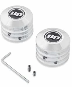 Harley Davidson Defiance Achsmutter Cover Vorne Chrom