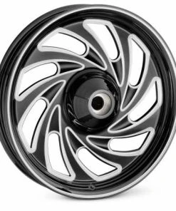 Harley Davidson Typhoon Custom Rad 17" Vorne Schwarz Cut