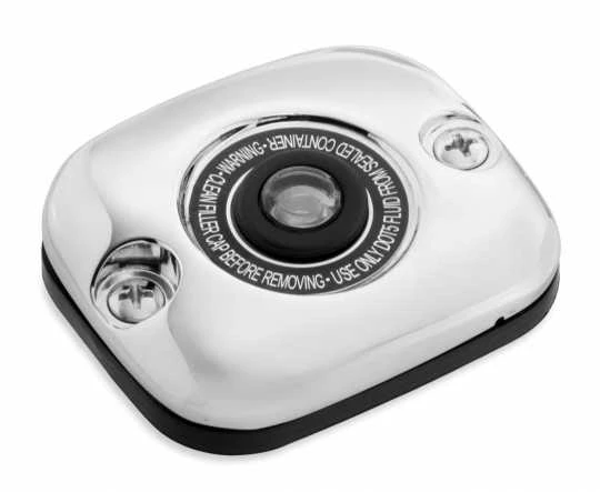 Harley Davidson Hauptbremszylinderabdeckung Vorn, Chrom 3 Harley Davidson Hauptbremszylinderabdeckung Vorn, Chrom