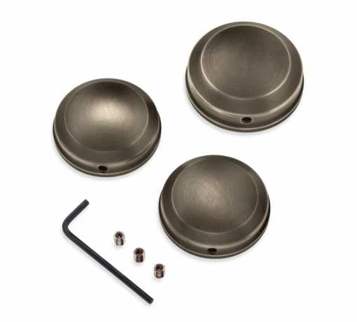 Harley Davidson Brass / Messing Abdeckungen Für Obere Gabelschrauben 3 Harley Davidson Brass / Messing Abdeckungen Für Obere Gabelschrauben
