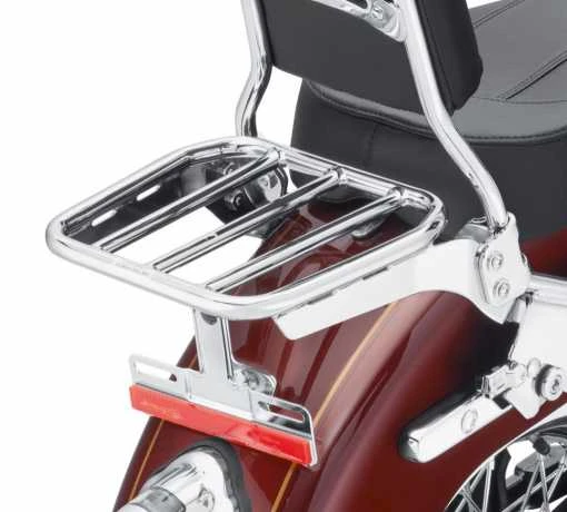 Harley Davidson Sport Gepäckträger Für HoldFast Sissy Bars Chrom 4 Harley Davidson Sport Gepäckträger Für HoldFast Sissy Bars Chrom – Bild 2