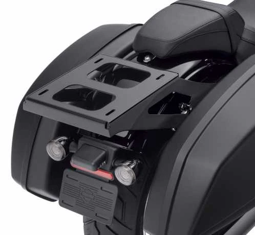 Harley Davidson HoldFast Two-Up Tour-Pak Träger Schwarz 4 Harley Davidson HoldFast Two-Up Tour-Pak Träger Schwarz – Bild 2