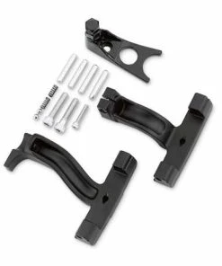 Harley Davidson Soziustrittbretthalter Schwarz