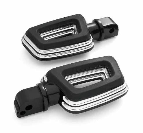 Harley Davidson Empire Sozius Fußrasten Schwarz Cut 3 Harley Davidson Empire Sozius Fußrasten Schwarz Cut