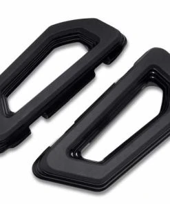 Harley Davidson Empire Sozius Trittbretter Schwarz