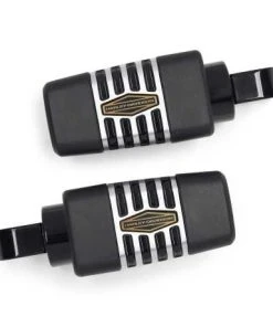 Harley Davidson Sozius Fußrasten 66 Collection Schwarz