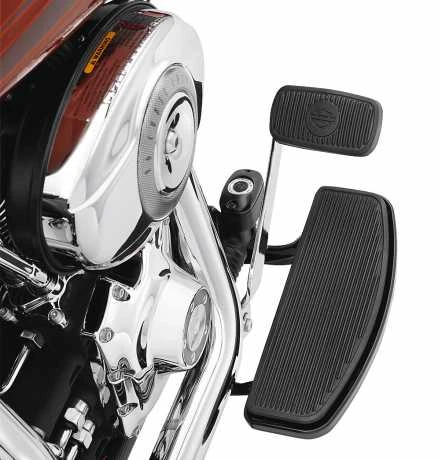 Harley Davidson Fahrer-Trittbrettwannen Traditionelle Form, Schwarz 4 Harley Davidson Fahrer-Trittbrettwannen Traditionelle Form, Schwarz – Bild 2