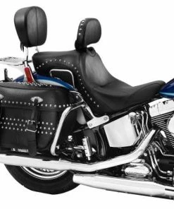 Harley Davidson Signature Sitz 16" Mit Fahrerrückenlehne FLSTC Stil Mit Nieten -Harley-Davidson-Shop 51922 09 2