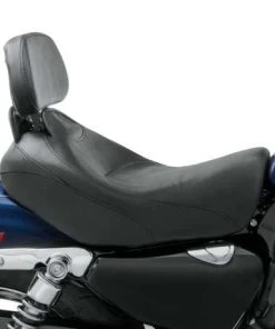 Harley Davidson Signature Solo Sitz Mit Fahrerrückenlehne 15"