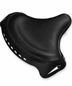 Harley Davidson Deluxe Leder Solo Federsattel Mit Nostalgic Einfassung