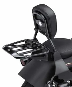 Harley Davidson Premium Gepäckträger Air Foil Mit Gummi-Grip-Streifen Schwarz