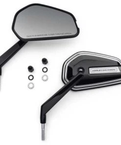 Harley Davidson Empire Spiegel Schwarz Cut