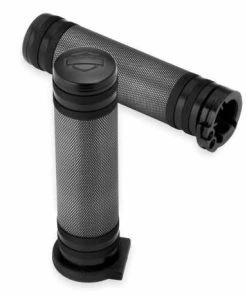 Harley Davidson Lenkergriffe Diamond Black 7/8"