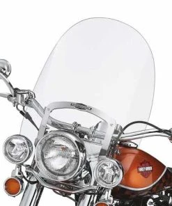 Harley Davidson Abnehmbare King-Size Nostalgic Windschutzscheibe 21" Klar