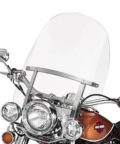 Harley Davidson Abnehmbare King-Size Windschutzscheibe 23" Klar & Polierte Streben -Harley-Davidson-Shop 57400114