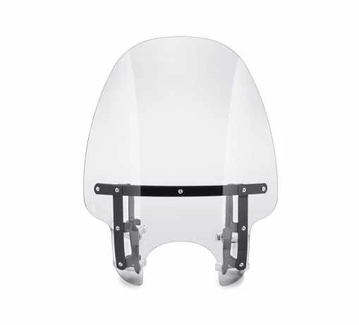 Harley Davidson Abnehmbare Kompakt-Windschutzscheibe 19" Klar & Schwarze Streben 3 Harley Davidson Abnehmbare Kompakt-Windschutzscheibe 19" Klar & Schwarze Streben