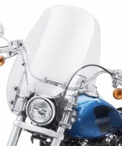 Harley Davidson Wind Splitter Quick-Release Windschild 19" Leicht Getönt & Poliert -Harley-Davidson-Shop 57400323 2