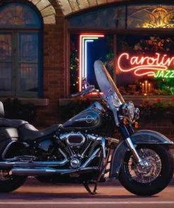 Harley Davidson King-Size Nostalgic Abnehmbares Windschild 21" Klar & Poliert -Harley-Davidson-Shop 57400329 3