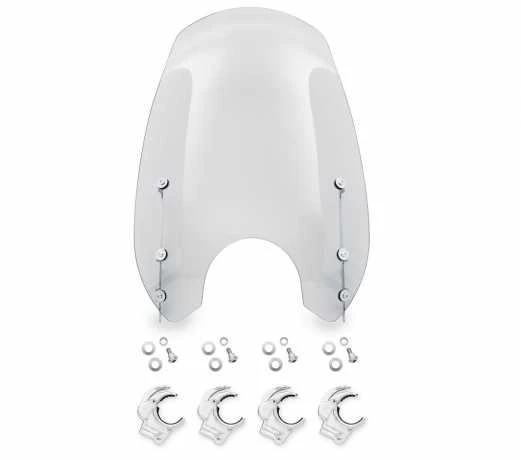 Harley Davidson Wind Splitter Quick-Release Super Sport 19" Windschild, Leicht Getönt & Poliert 3 Harley Davidson Wind Splitter Quick-Release Super Sport 19" Windschild, Leicht Getönt & Poliert