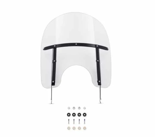 Harley Davidson King-Size Abnehmbares Windschild 18" Klar & Schwarz 3 Harley Davidson King-Size Abnehmbares Windschild 18" Klar & Schwarz