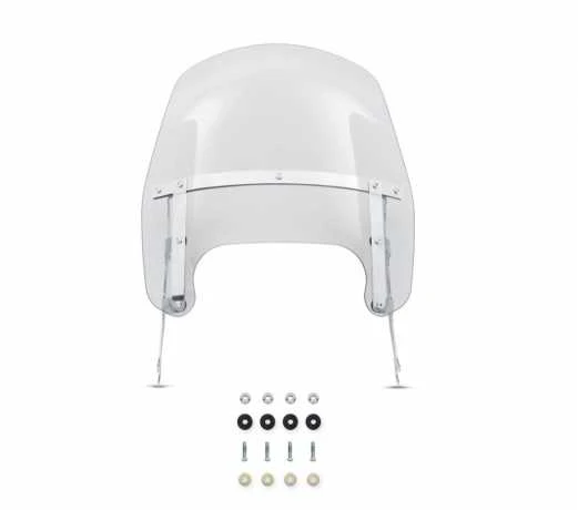 Harley Davidson Wind Splitter Abnehmbares Compact Windschild 15" Leicht Getönt & Poliert 3 Harley Davidson Wind Splitter Abnehmbares Compact Windschild 15" Leicht Getönt & Poliert