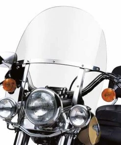 Harley Davidson Abnehmbare King-Size Windschutzscheibe 21" Klar & Polierten Streben