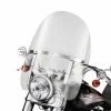 Harley Davidson Abnehmbare King-Size Windschutzscheibe 21" Klar & Polierten Streben