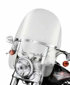 Harley Davidson Abnehmbare King-Size Windschutzscheibe 21" Klar & Polierten Streben