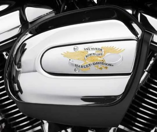 Harley Davidson Live To Ride Luftfilter-Zierblende 4 Harley Davidson Live To Ride Luftfilter-Zierblende â Bild 2