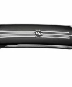 Harley Davidson Defiance Ventilator Luftfilter-Zierblende, Schwarz & Highlights