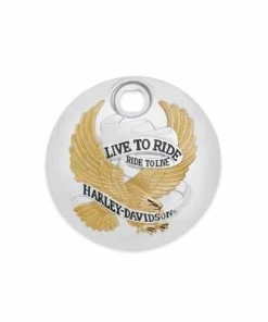 Harley Davidson Tankkonsolenklappe Live To Ride Gold
