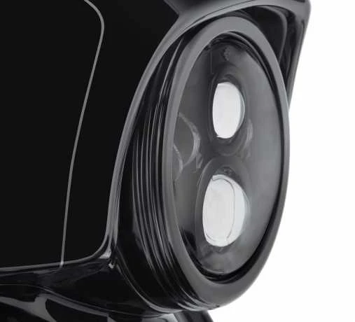 Harley Davidson Defiance Scheinwerfer Zierring 7" Schwarz 4 Harley Davidson Defiance Scheinwerfer Zierring 7" Schwarz – Bild 2