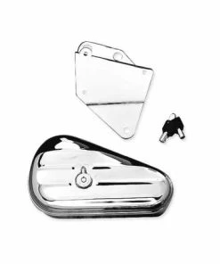 Harley Davidson Werkzeugbox Linke Seite, Chrom