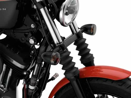 Harley Davidson Blinkerverlegung Vorn Schwarz 4 Harley Davidson Blinkerverlegung Vorn Schwarz – Bild 2