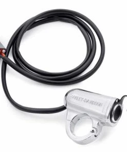Harley Davidson Zusätzlicher Stromanschluss Am Lenker Chrom