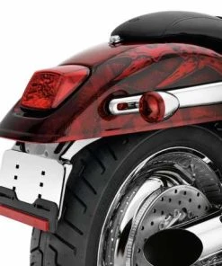 Harley Davidson Custom-LED-Rückleuchte Rotes Glas & Chrom Reflektor 7 Harley Davidson Custom-LED-Rückleuchte Rotes Glas & Chrom Reflektor -Harley-Davidson-Shop 69366 07 harley1