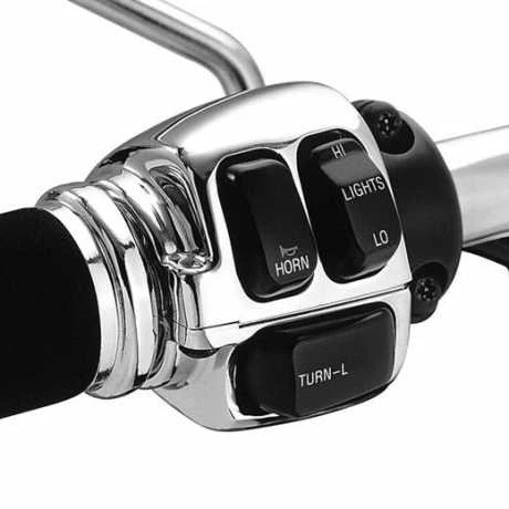 Harley Davidson Schaltergehäuse-Kit, Chrom 4 Harley Davidson Schaltergehäuse-Kit, Chrom – Bild 2