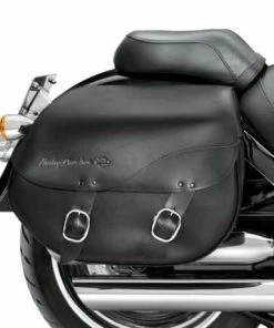 Harley Davidson Abnehmbare Leder-Satteltaschen Glatt