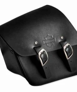 Harley Davidson Einseitige Schwingentasche, Schwarz